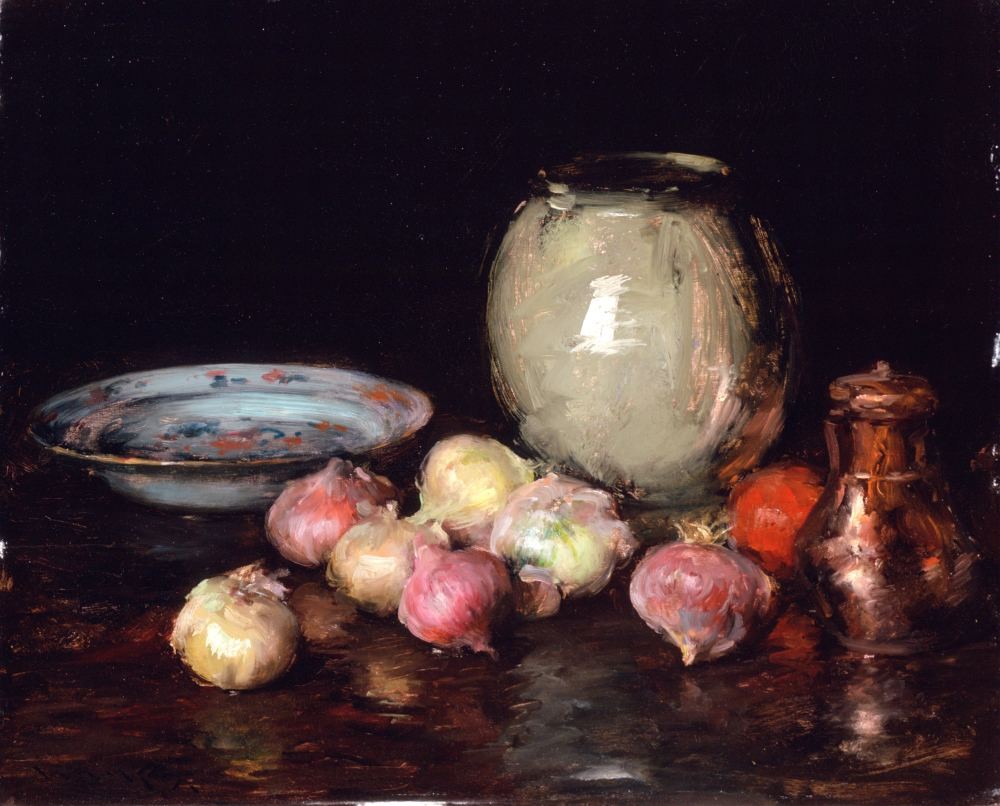 Just Onions - William Merritt Chase