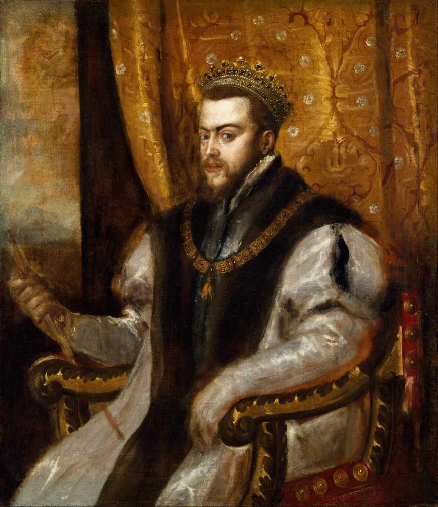 King Philip II of Spain (1545-1556) - Titian