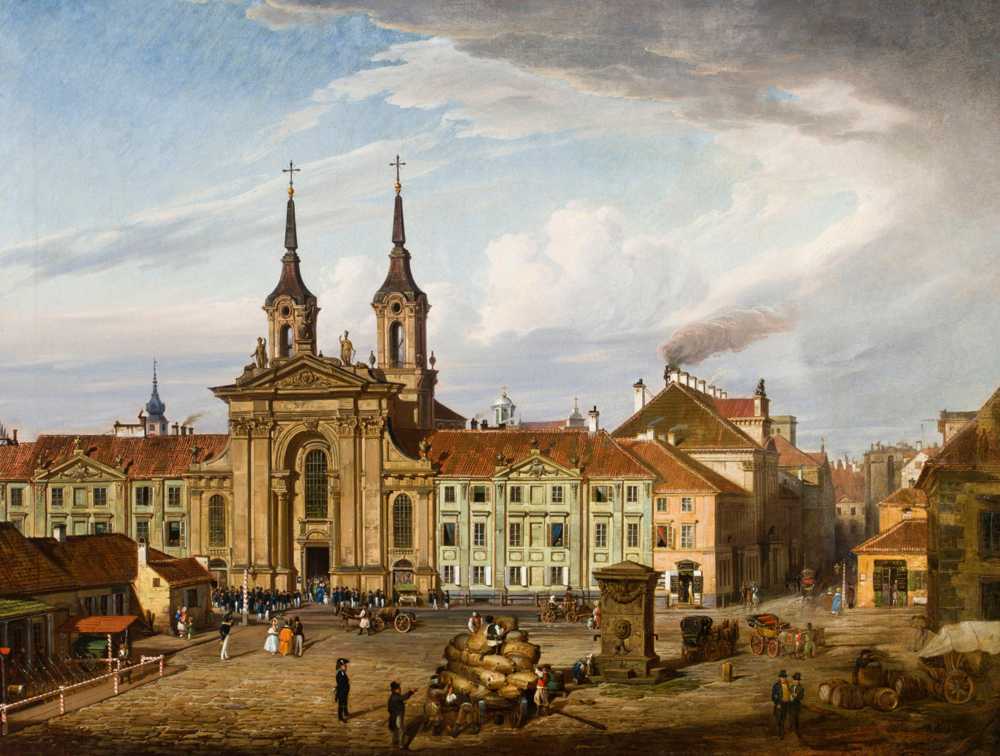 Krasiński Square and the Piarist church (1830) - Marcin Zaleski