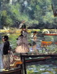 La Grenouillere, detail - Renoir