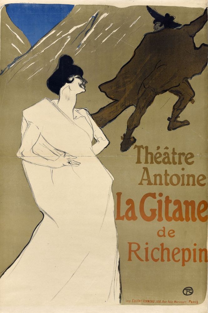 La Gitane de Rechepin - Toulouse-Lautrec