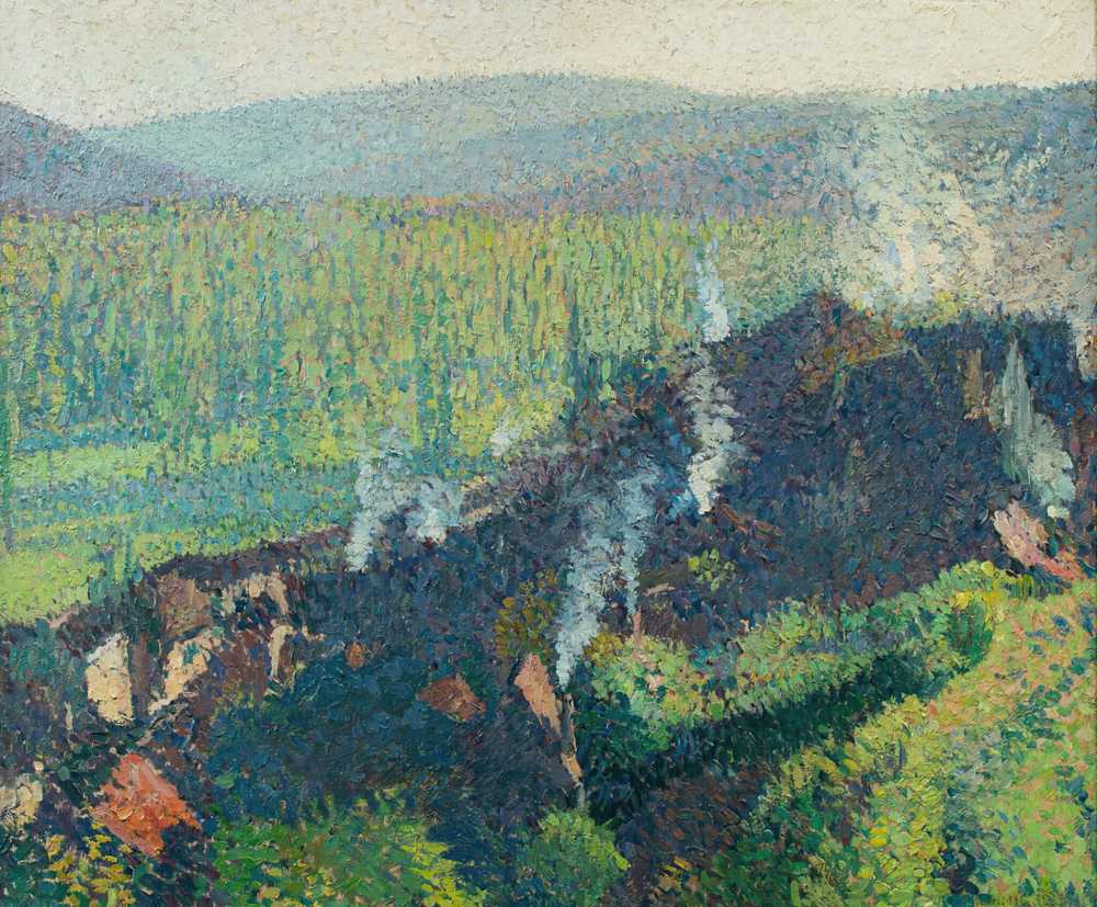 Labastide du Vert view from Marquayrol, Fumes - Henri-Jean Guillaume Martin