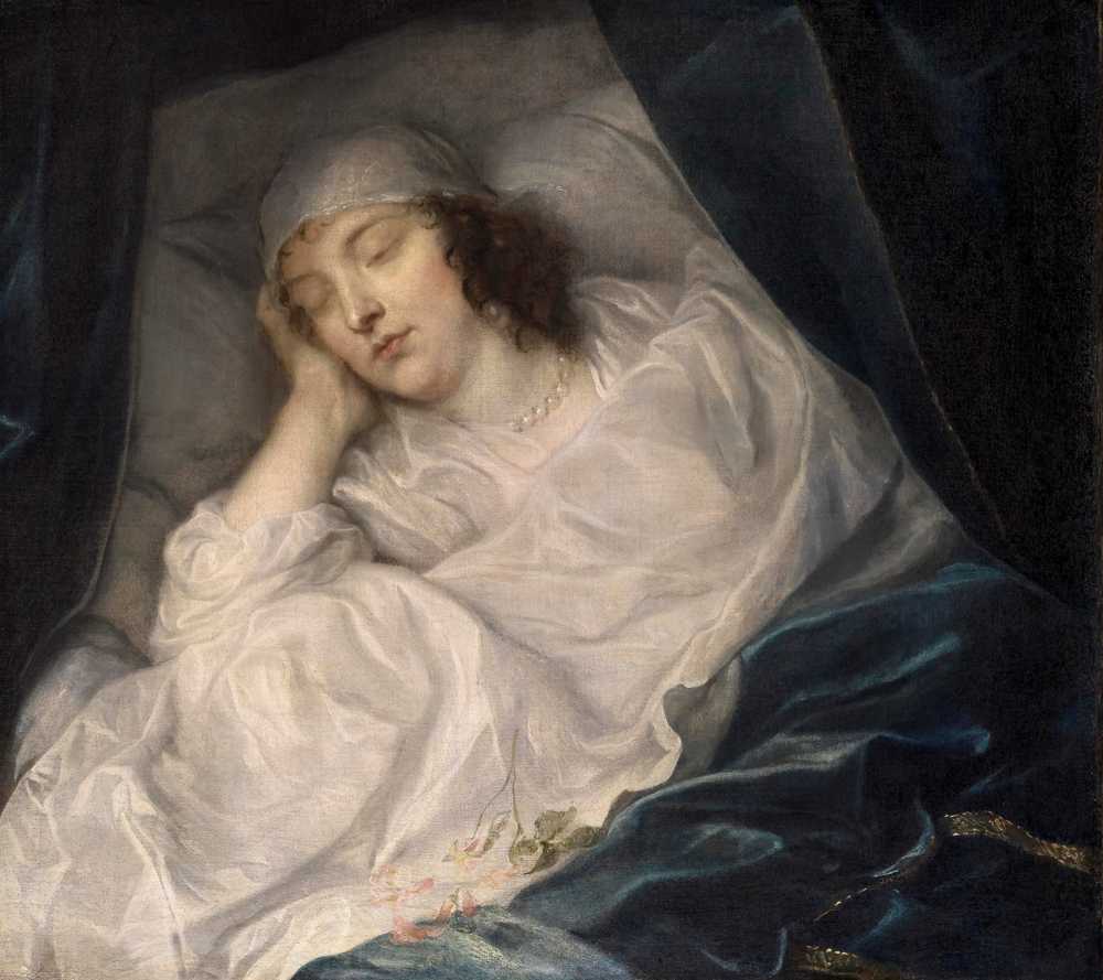 Lady Digby, on her Deathbed - Antoon Van Dyck