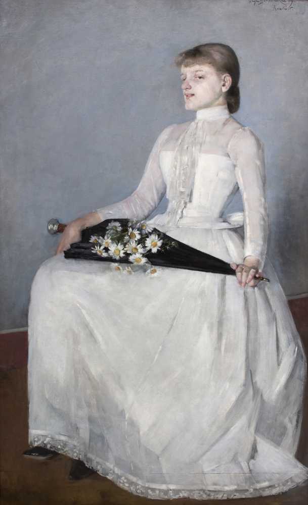 Lady in a White Dress (1889) - Olga Boznańska