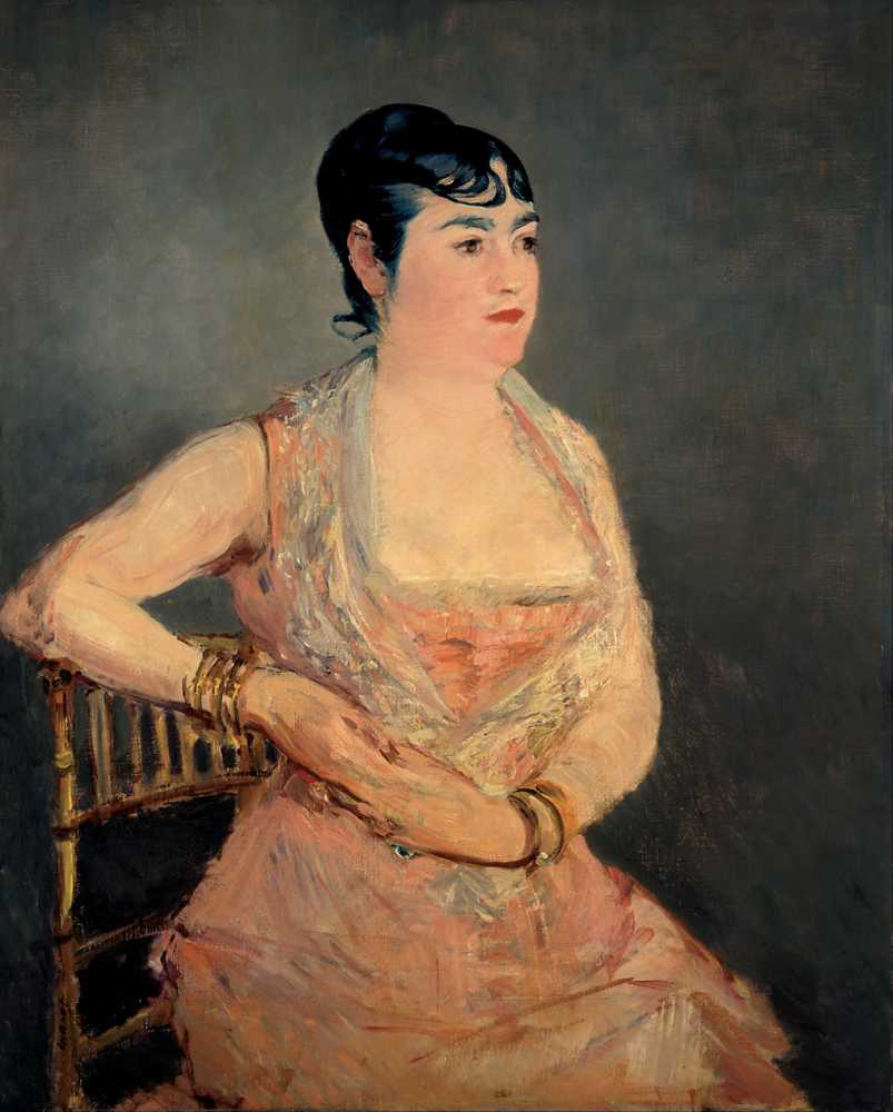 Lady In Pink (1879 - 1881) - Edouard Manet