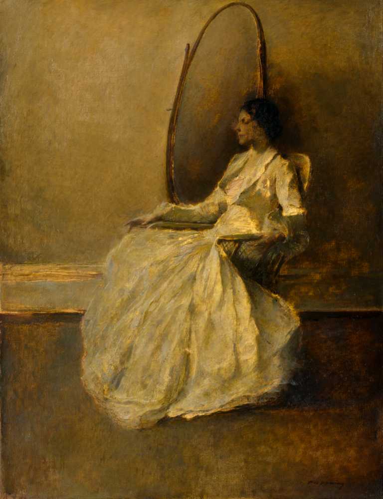 Lady in White (No. 1) (ca. 1910) - Thomas Dewing