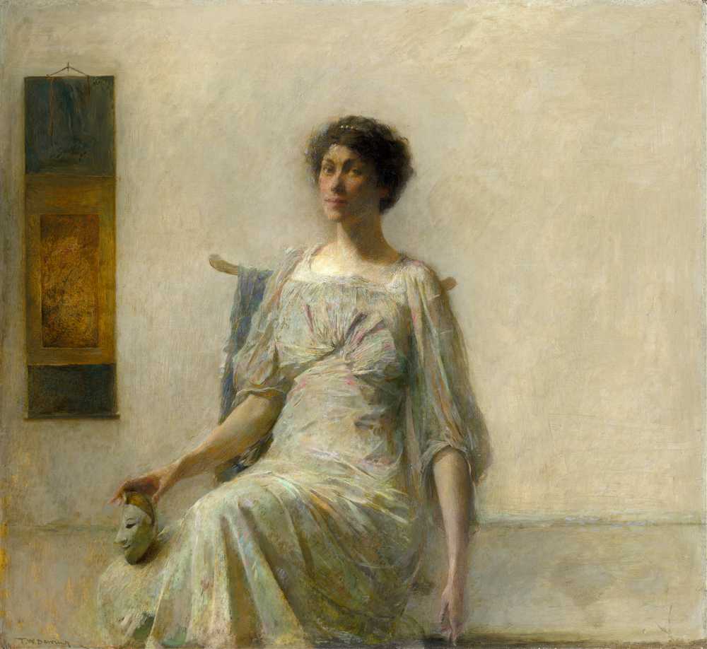 Lady with a Mask (1911) - Thomas Dewing
