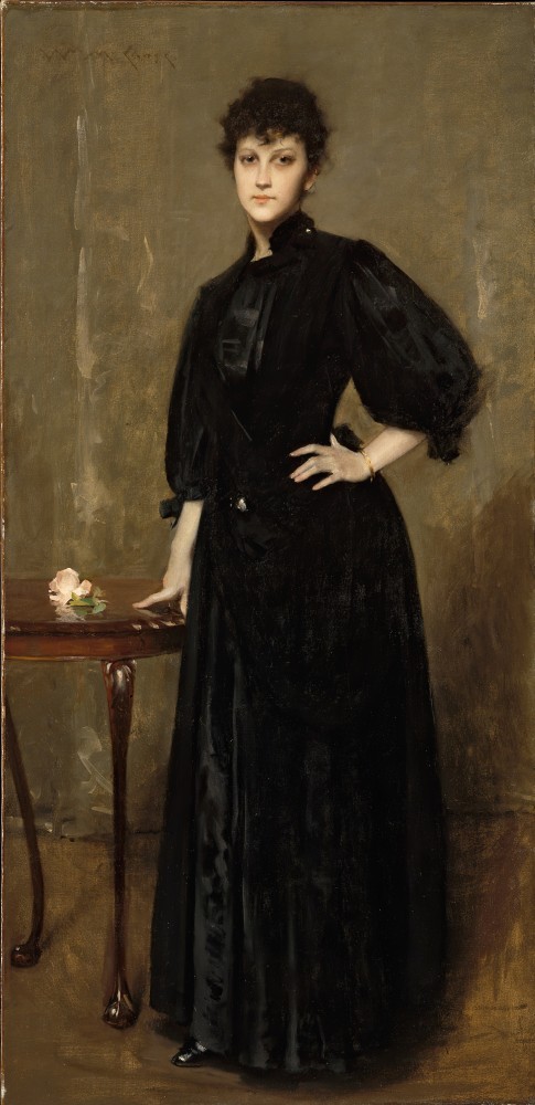 Lady in Black - William Merritt Chase