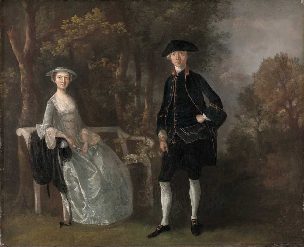 Lady Lloyd and Her Son, Richard Savage Lloyd, of Hintlesham Ha... - Gainsborough
