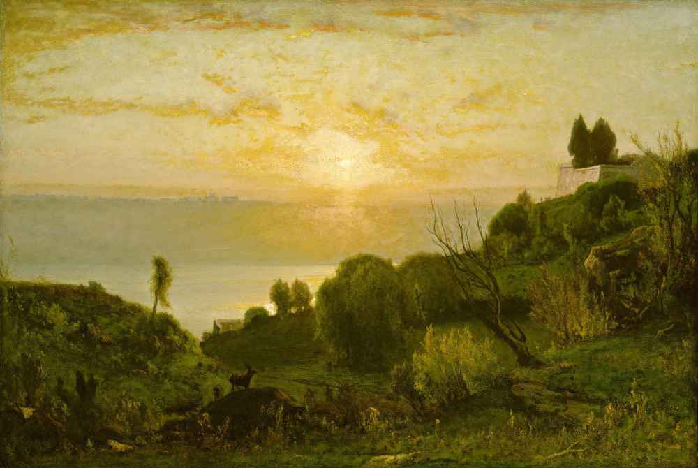 Lake Albano, Sunset - George Inness