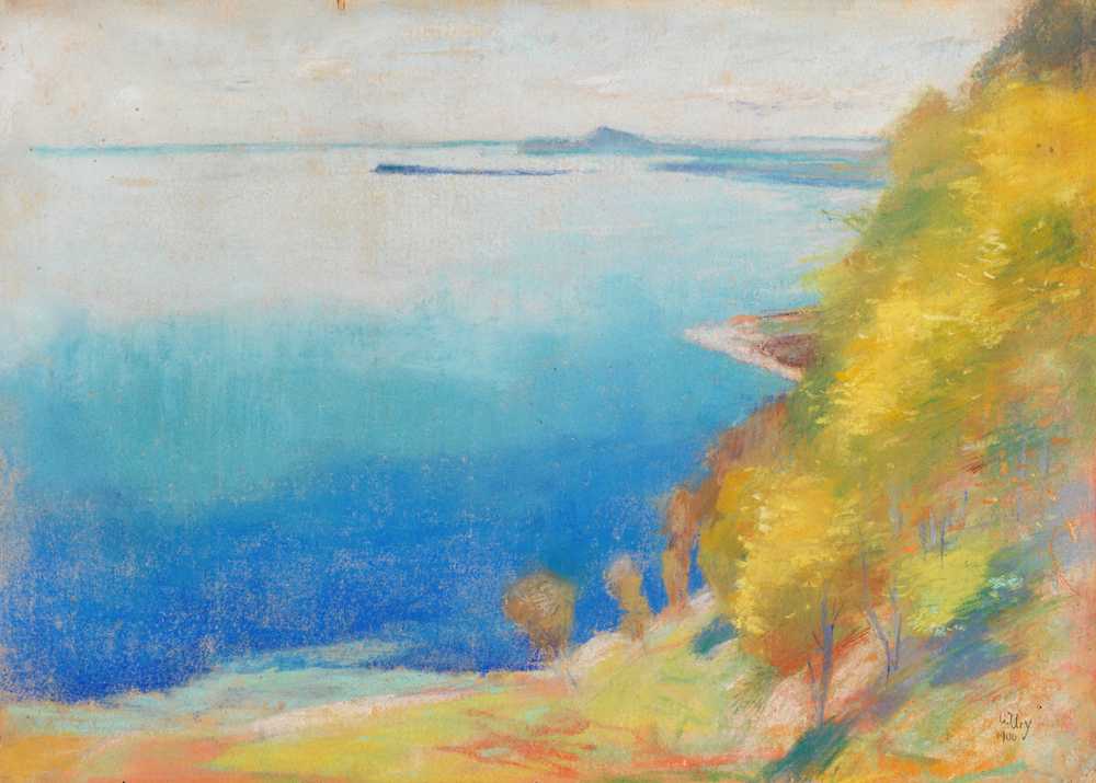 Lake Garda (Gardone) (1900) - Lesser Ury