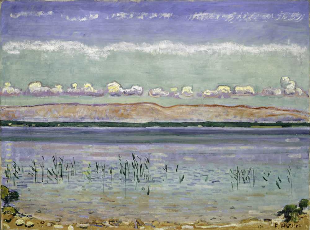 Lake Geneva With Jura Hills (1911) - Ferdinand Hodler