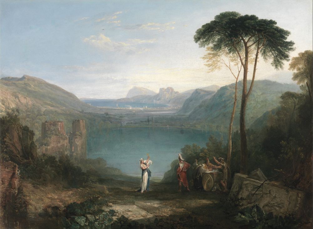 Lake Avernus - Aeneas and the Cumaean Sibyl - Joseph Mallord William T
