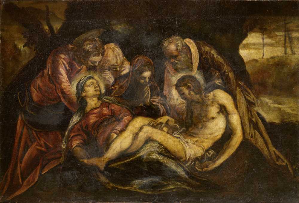 Lamentation over the Dead Christ (circa 1570) - Jacopo Tintoretto