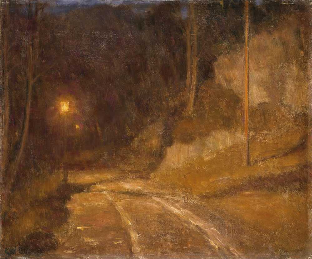 Lamp Light (1900) - Erik Werenskiold