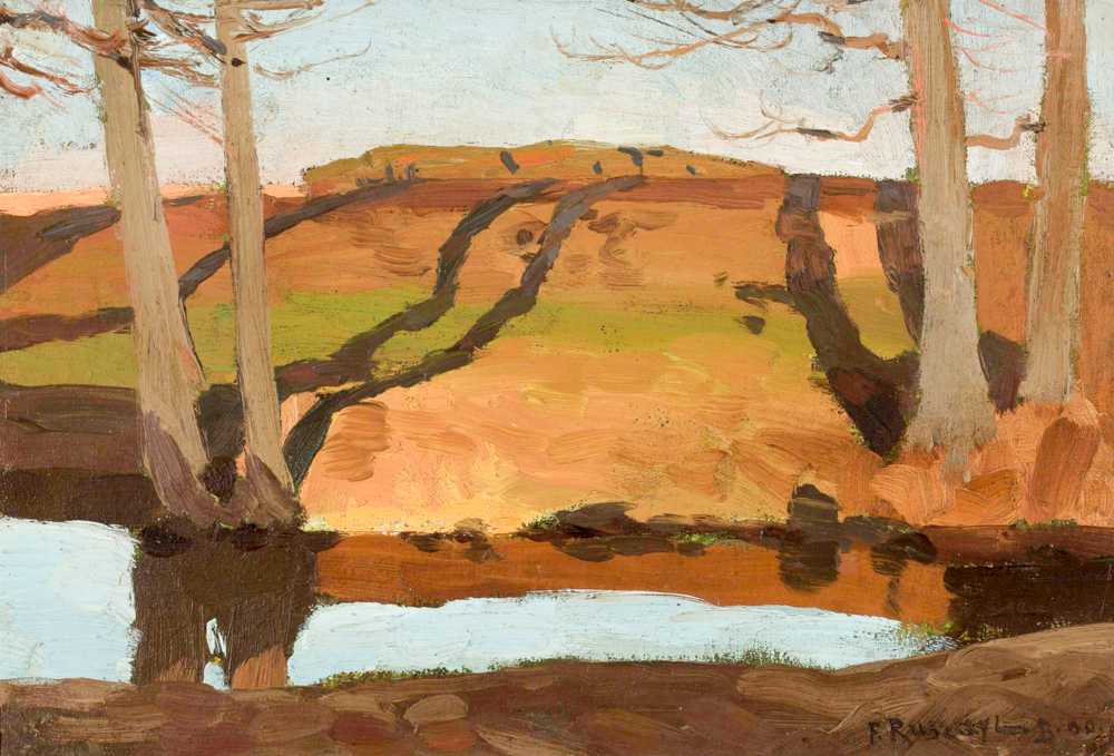 Landscape – stream (1900) - Ferdynand Ruszczyc