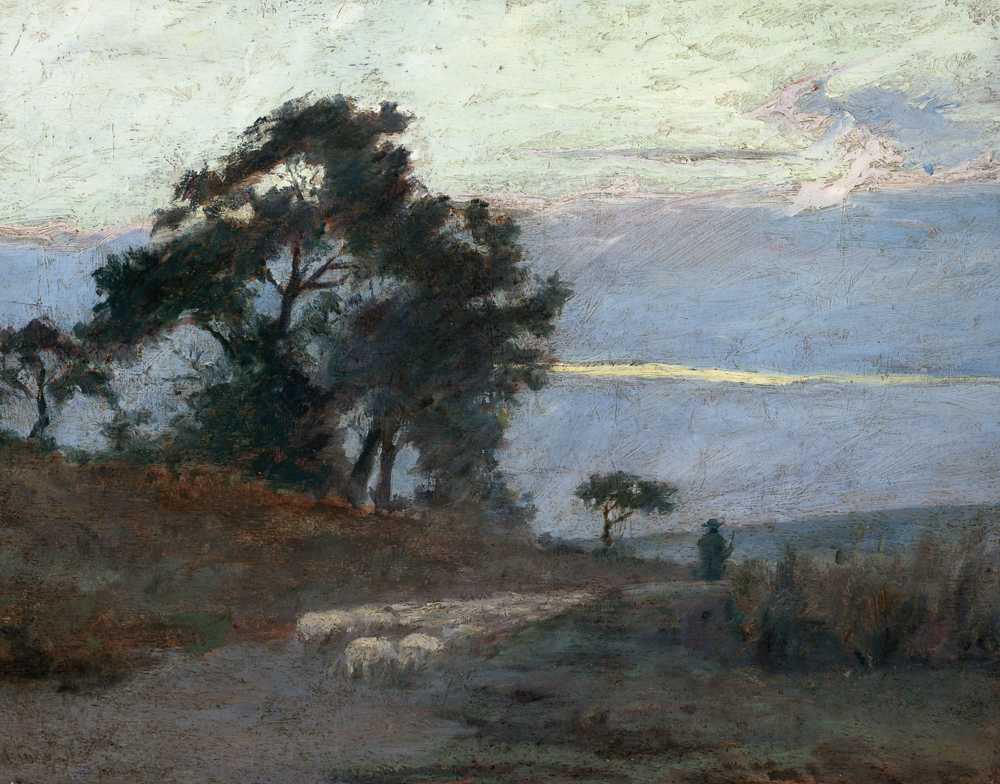 Landscape at sunrise (1869) - Maksymilian Gierymski