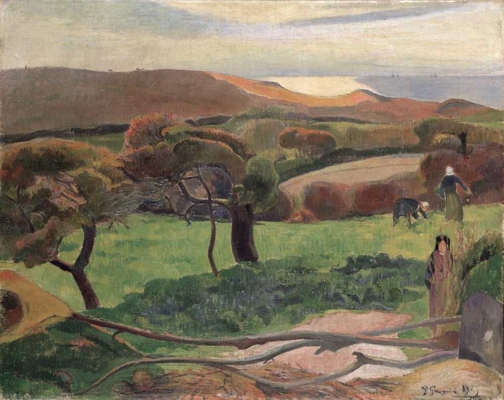 Landscape from Bretagne - Paul Gauguin