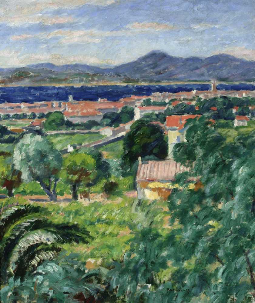 Landscape from Saint-Tropez (1910) - Józef Pankiewicz