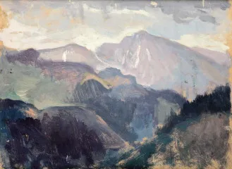 Landscape from the Tatra Mountains (1903) - Jan Stanisławski