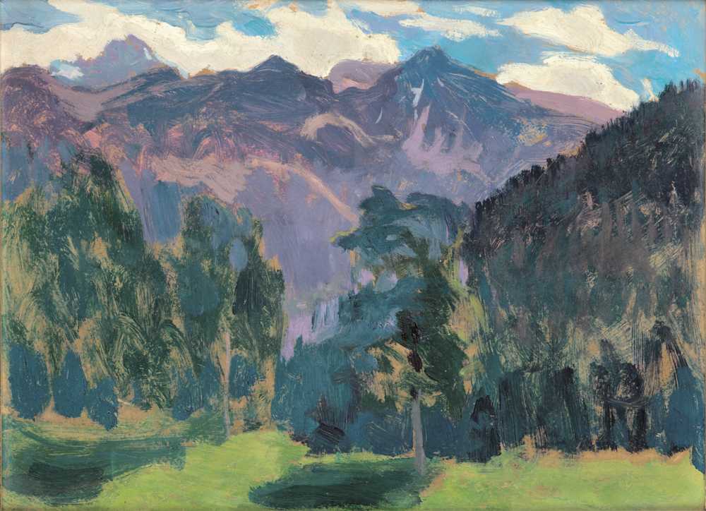 Landscape from the Tatra Mountains (circa 1903) - Jan Stanisławski