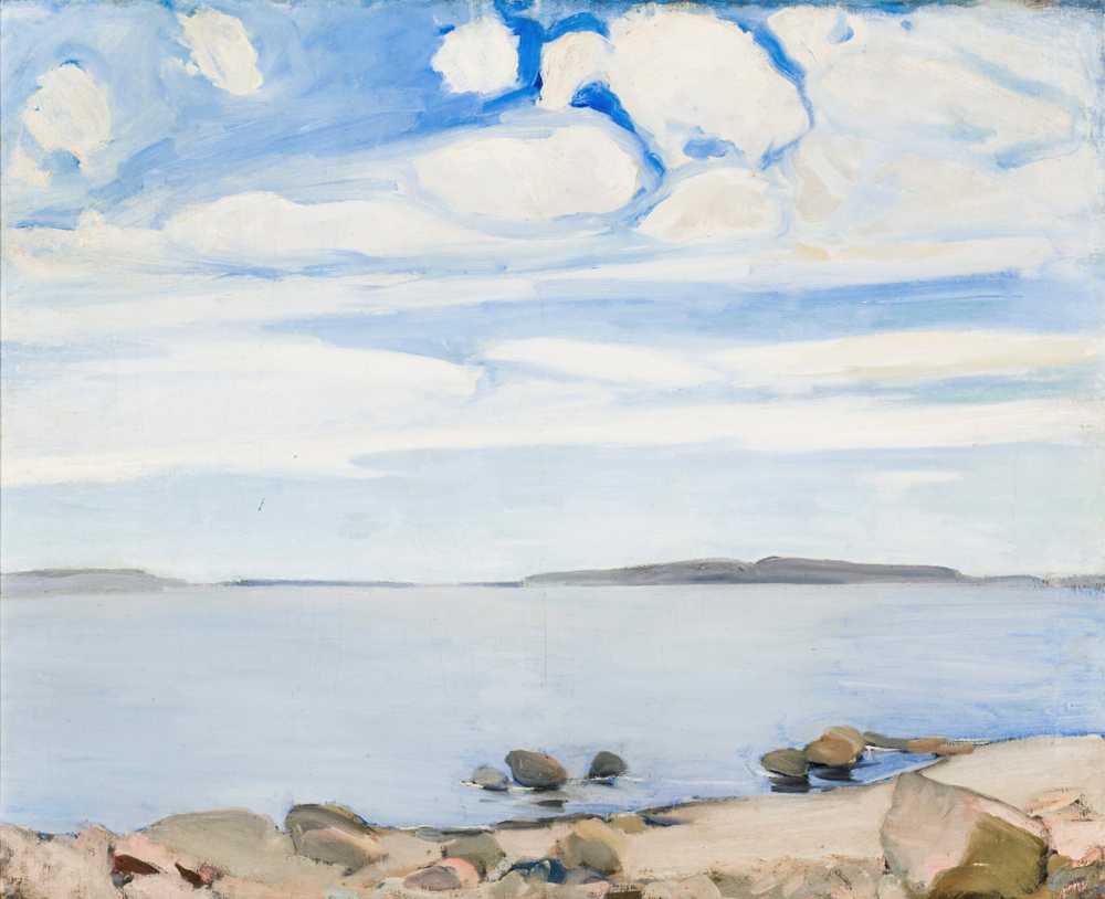 Landscape in Finland (1908) - Konrad Krzyżanowski