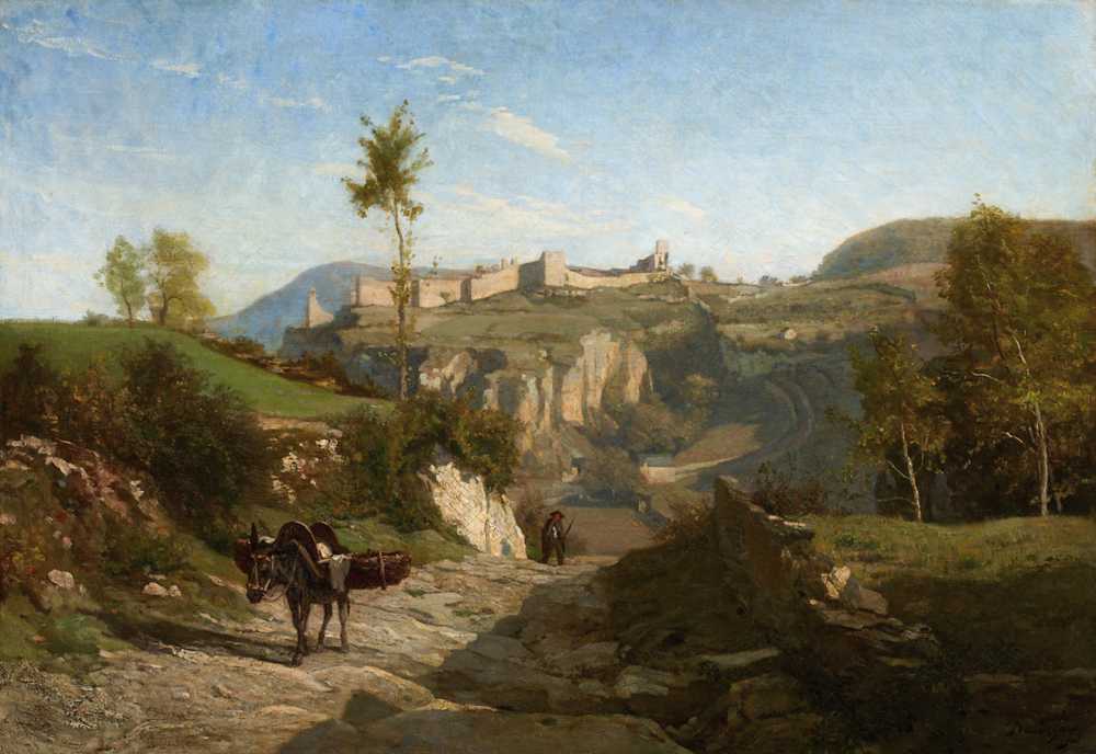 Landscape near Cremieu (c. 1849) - Charles-Francois Daubigny