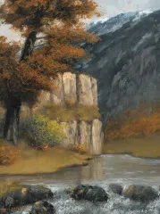 Landscape Near Ornans - Gustave Courbet