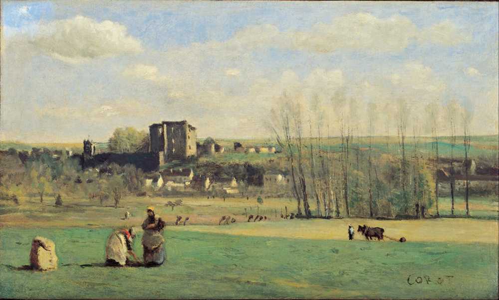 Landscape of La Ferte-Milon - Jean Baptiste Camille Corot