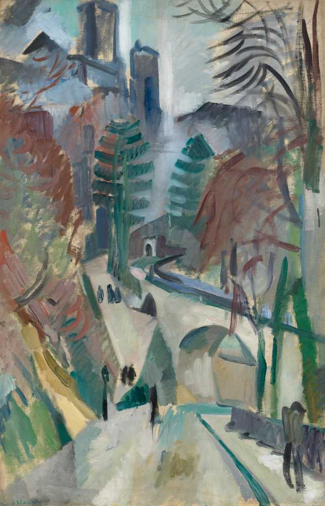 Landscape Of Laon (1912) - Robert Delaunay