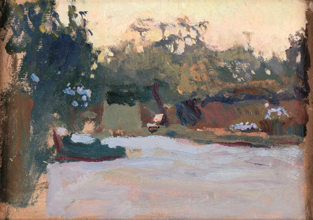 Landscape Sketch (1902-1906) - Jan Stanisławski