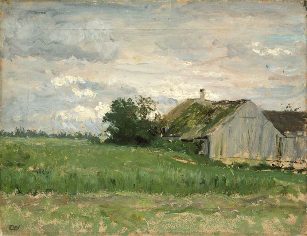 Landscape Study (1879) - Erik Werenskiold