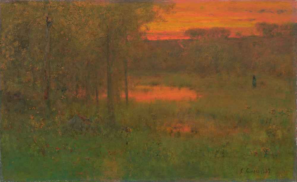 Landscape, Sunset - George Inness
