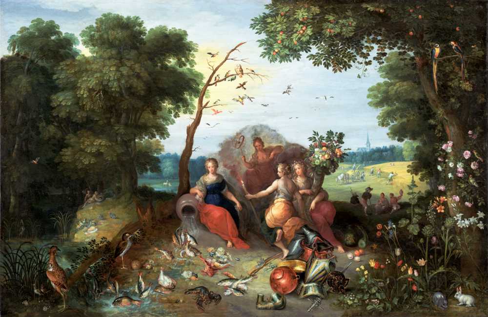 Landscape with Allegories of the Four Elements (1635) - Jan Brueghel Młodszy