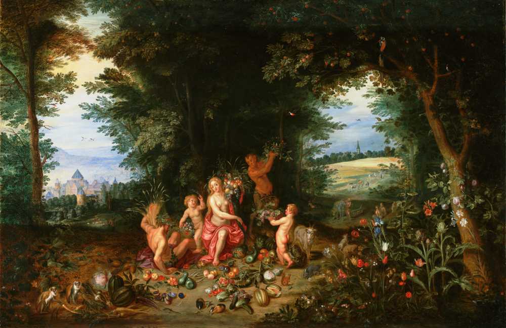 Landscape With Ceres (Allegory of Earth) (1630s) - Jan Brueghel Młodszy