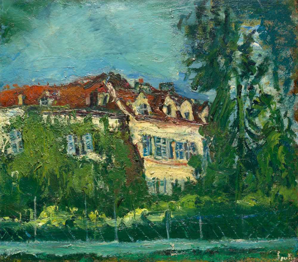 Landscape with House (ca. 1934) - Chaim Soutine
