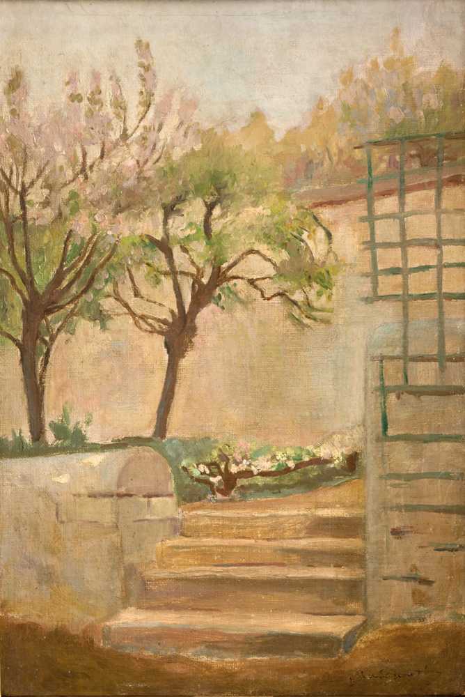 Landscape with Small Stairs (1908-1912) - Jacek Malczewski