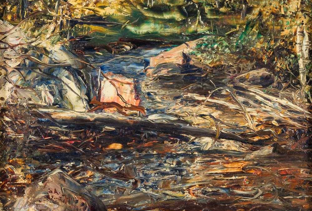 Landscape with Stream (1884) - Ernst Abraham Josephson