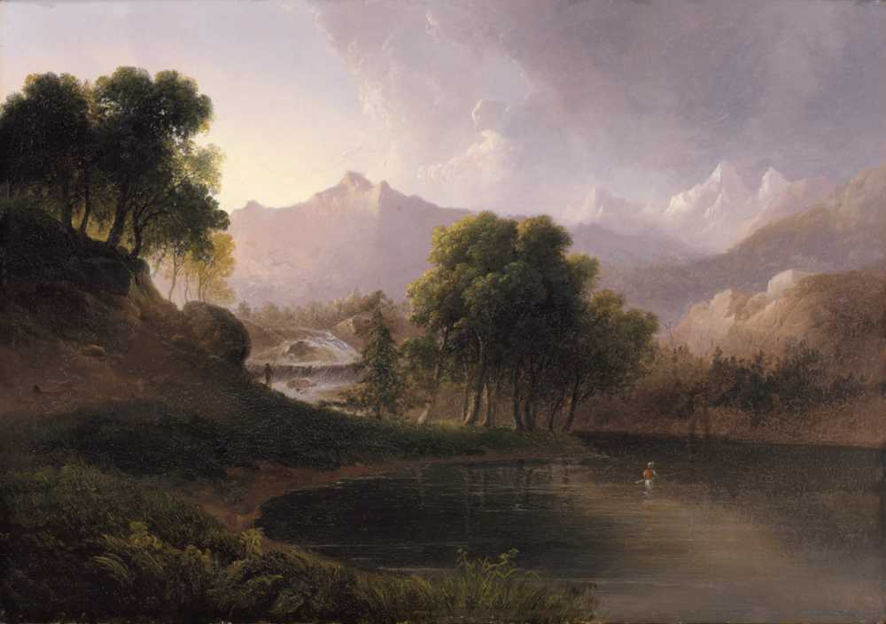 Landscape with Stream and Mountains (1833) - Thomas Doughty