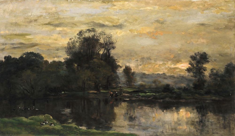 Landscape with Ducks - Charles-Francois Daubigny