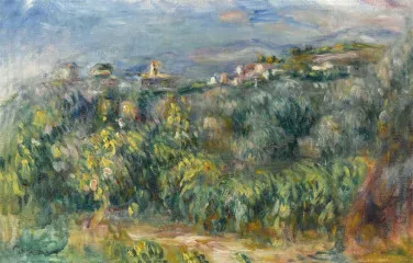 Landscapes of Provence, Cagnes (circa 1910) - Auguste Renoir