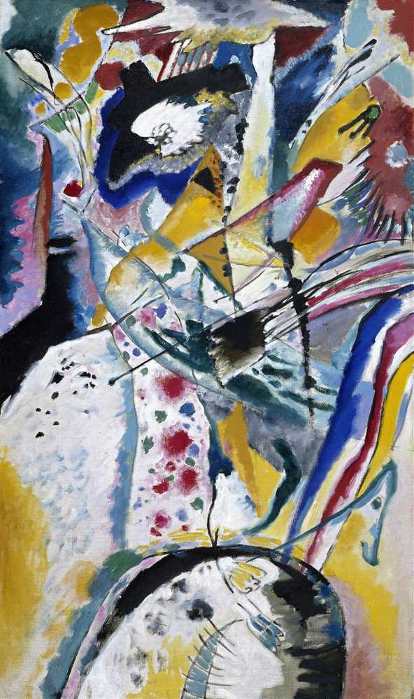 Large Study on a Mural for Edwin R. Campbell (Summer) (1914) - Kandinsky
