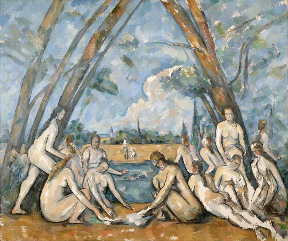 Large Bathers 2 - Cezanne