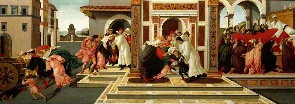 Last Miracle And The Death Of St. Zenobius - Sandro Botticelli
