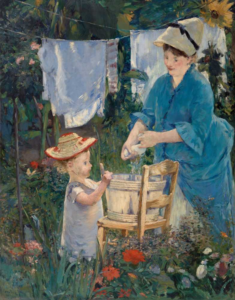 Laundry (1875) - Edouard Manet