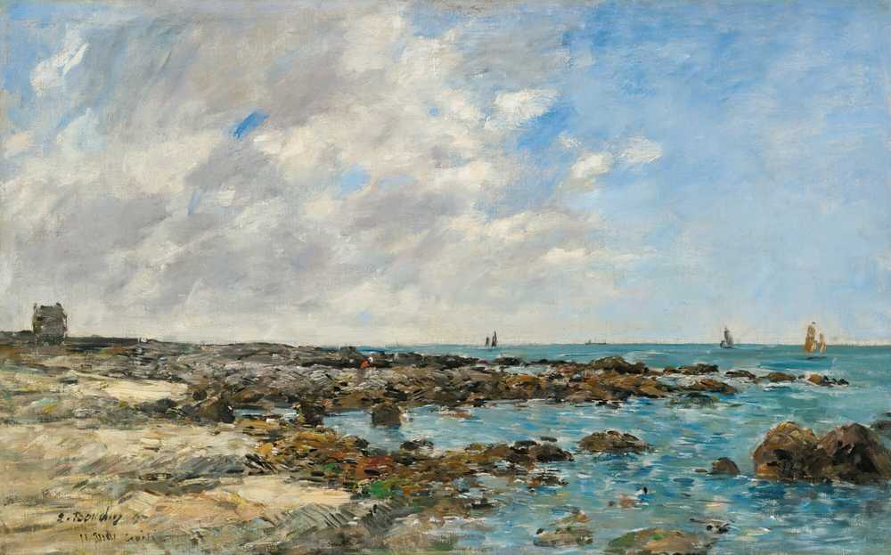 Le Croisic. Seaside (1897) - Eugene Boudin