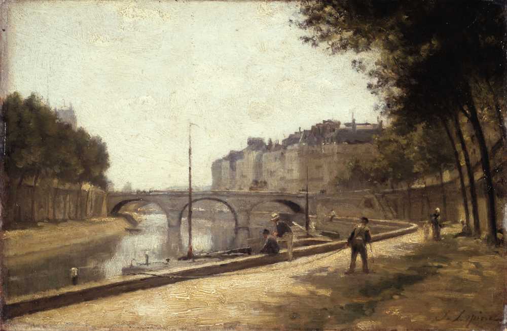 Le pont Saint-Michel (1880) - Stanislas Lepine