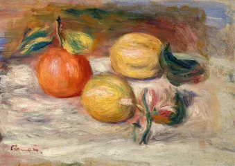 Lemons and Orange (c. 1913) - Auguste Renoir
