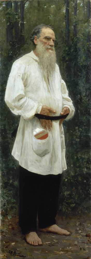 Leo Tolstoy Barefoot - Ilja Jefimowicz Repin