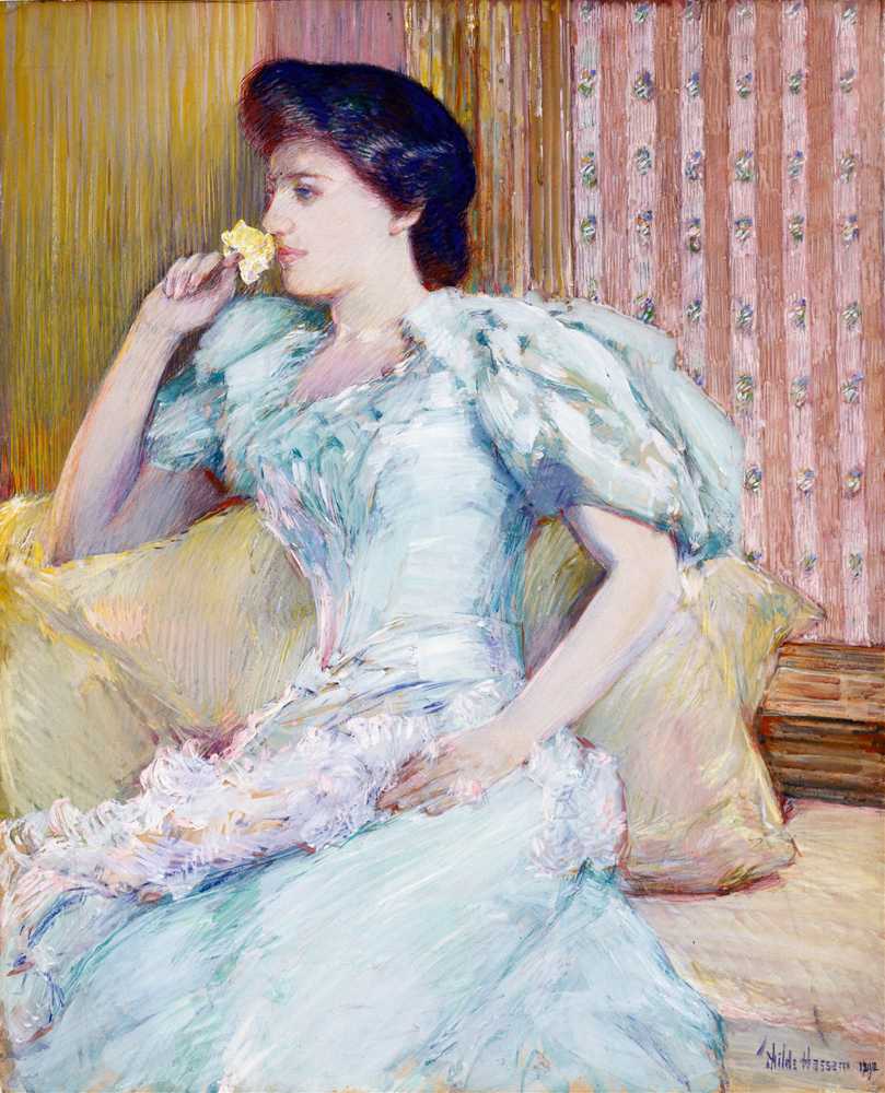 Lillie (Lillie Langtry) (ca. 1898) - Childe Hassam
